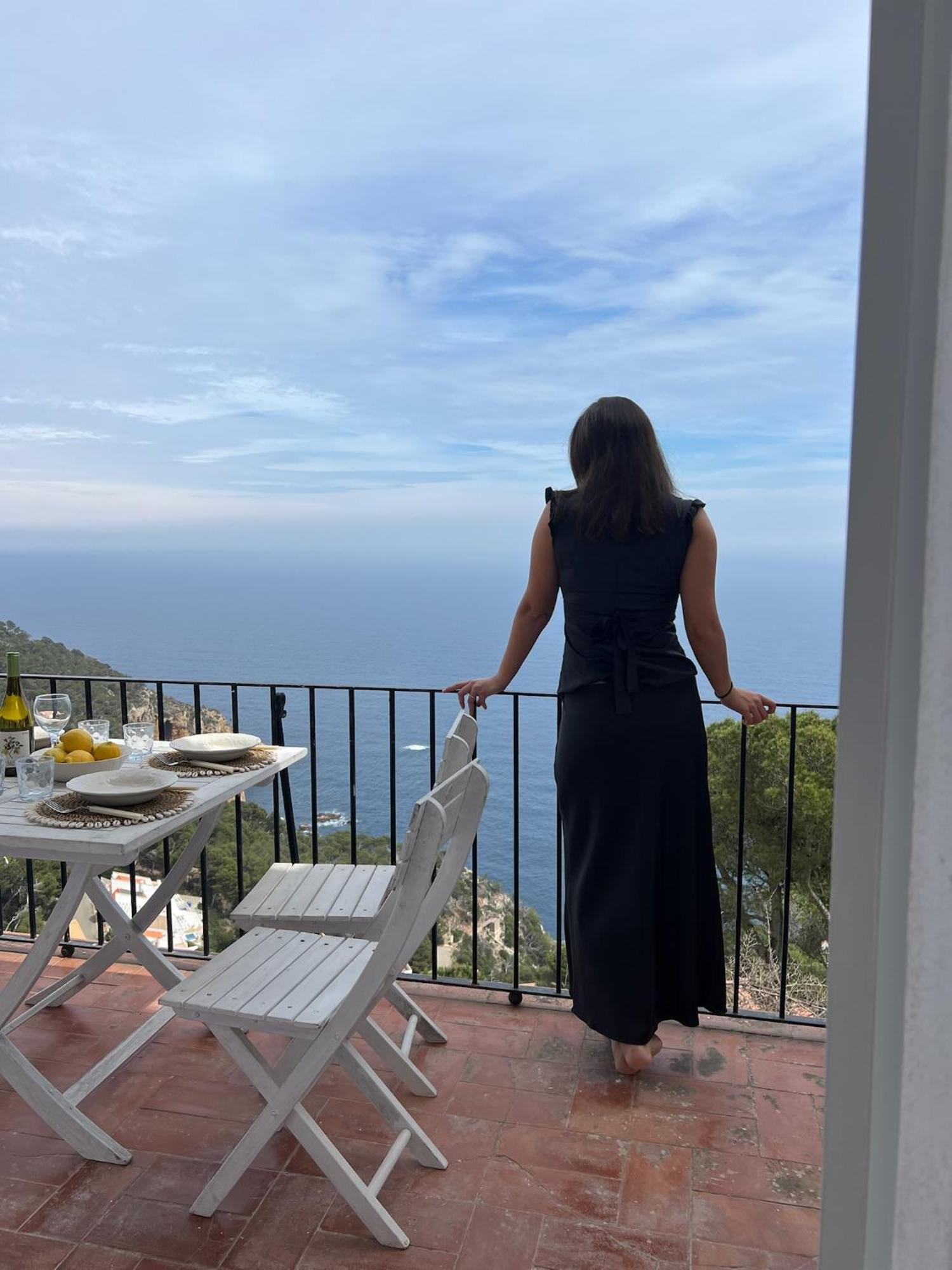 Casa Blanca De Begur Con Vistas Al Mar Y Piscina Villa Exterior foto