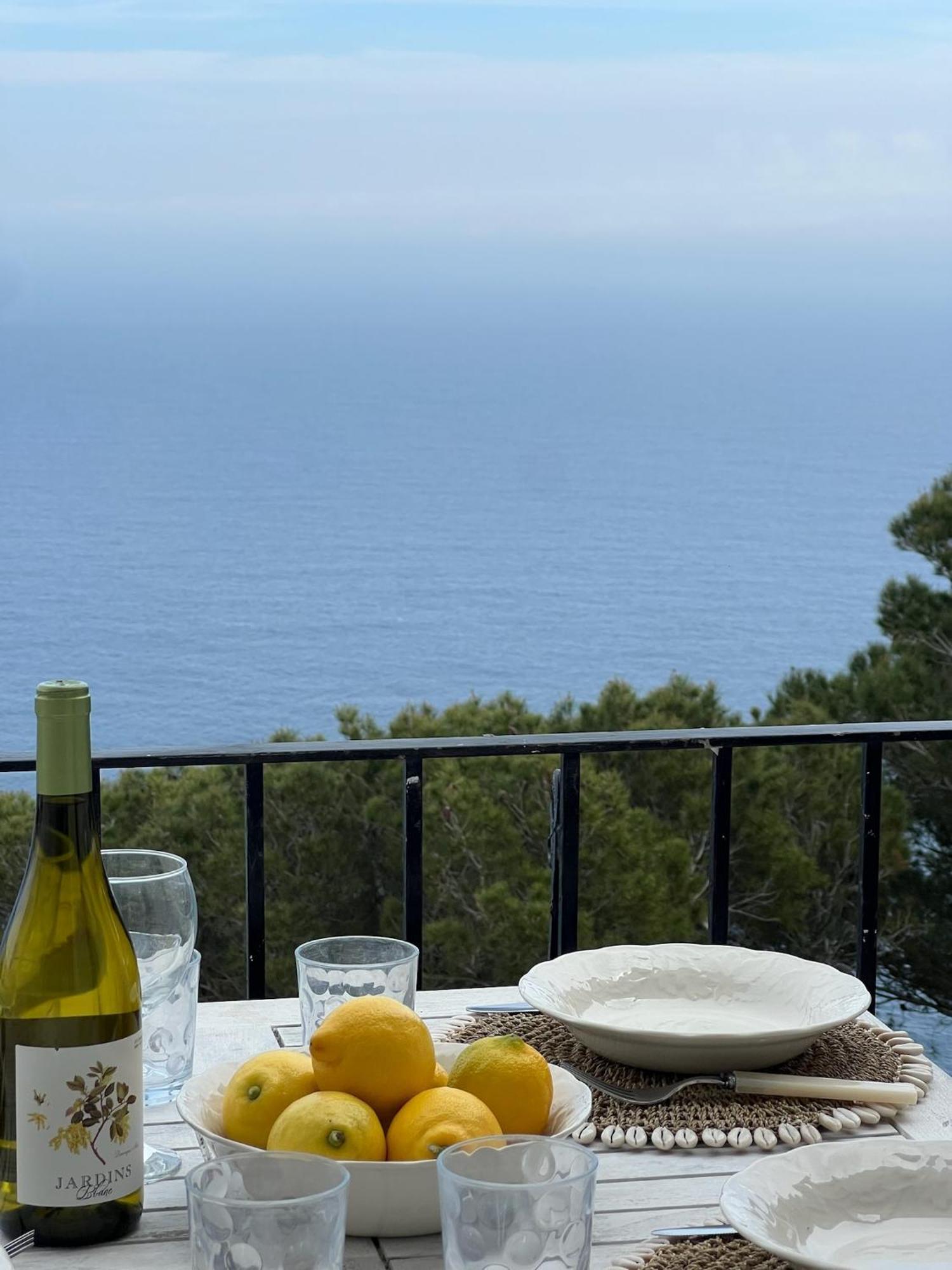 Casa Blanca De Begur Con Vistas Al Mar Y Piscina Villa Exterior foto
