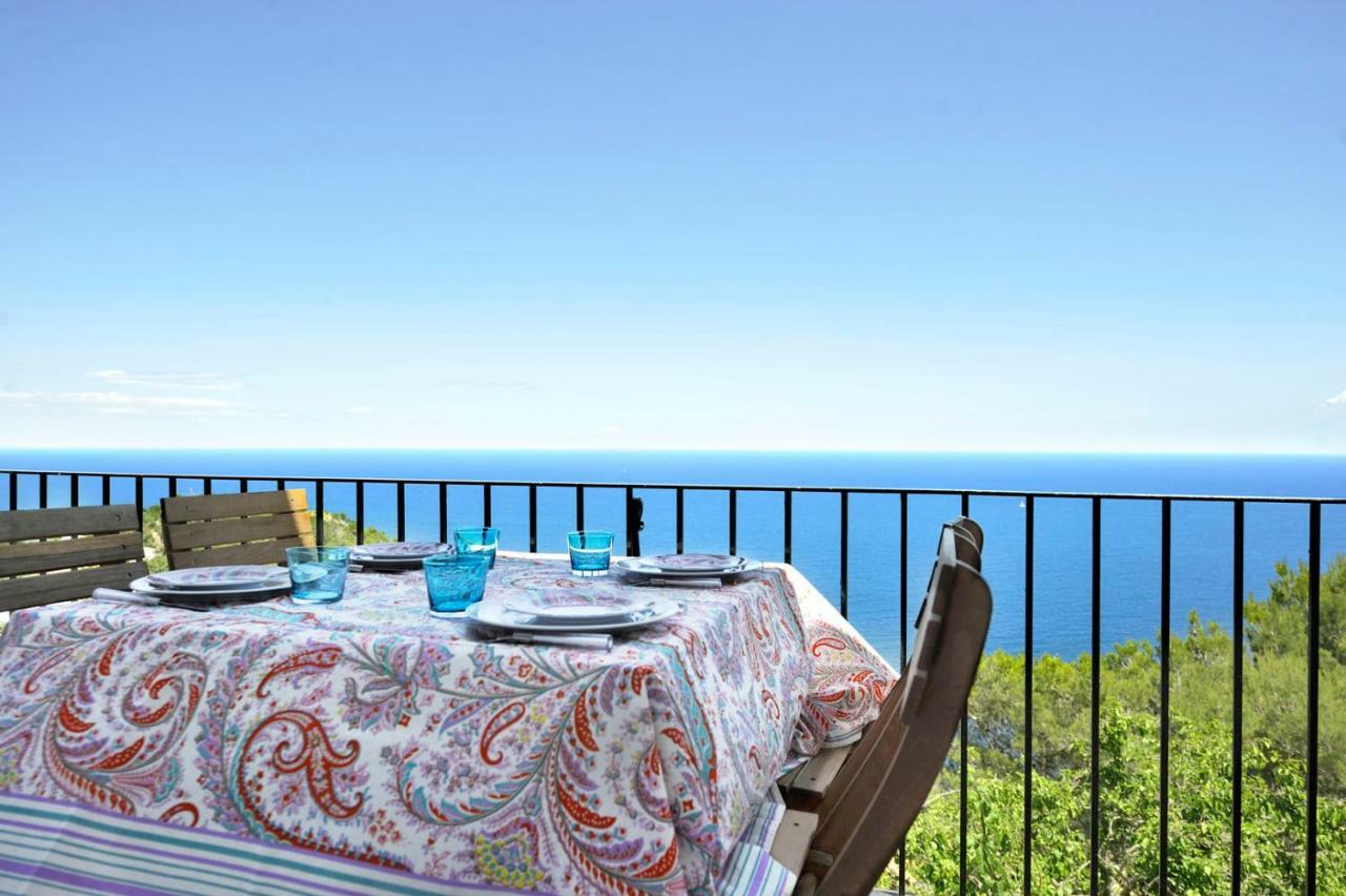 Casa Blanca De Begur Con Vistas Al Mar Y Piscina Villa Exterior foto